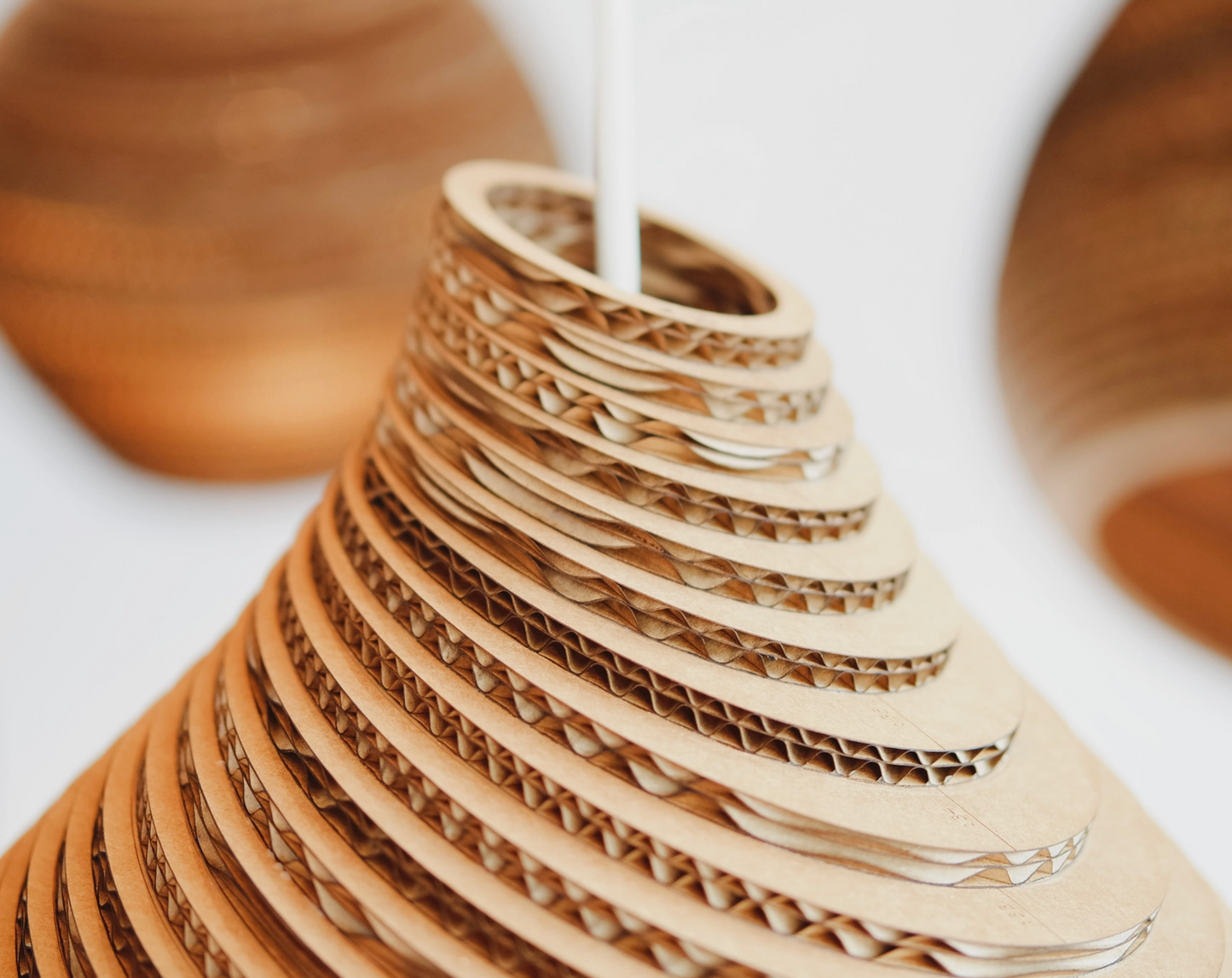 Scraplights Hive Handcrafted Pendant Lights-Blonde