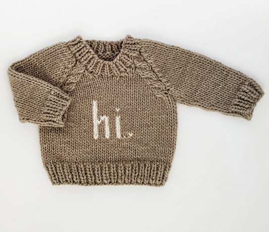 Hi. Pebble Crew Neck Sweater Baby & Toddler