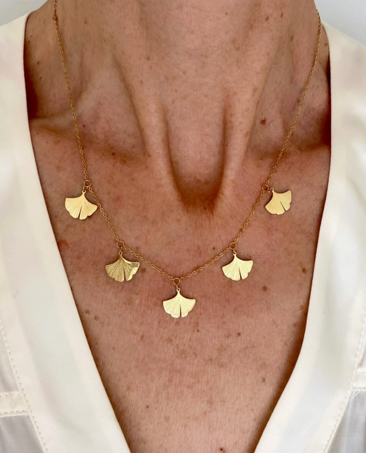 Gingko Necklace