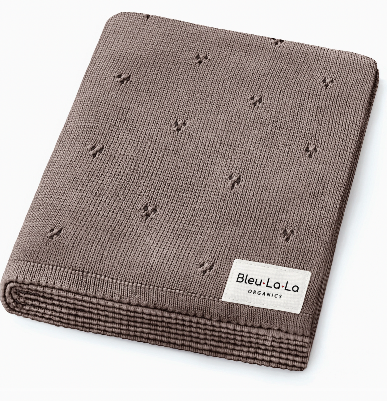 100% Organic Cotton Pointelle Swaddle Receiving Baby Blanket
