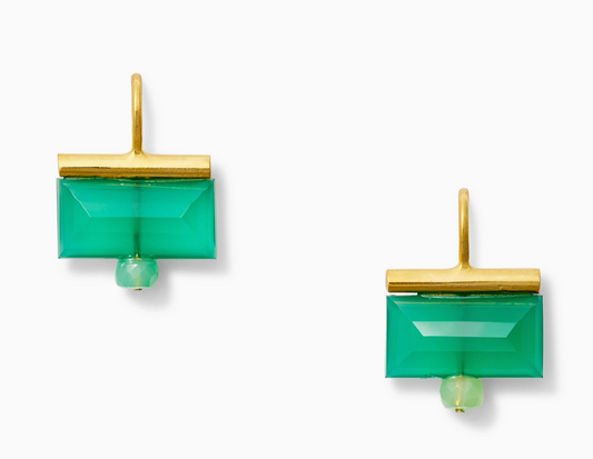 Chrysoprase Verde Earrings