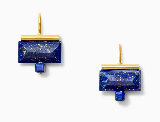 Lapis Lazuli Horizon Earrings