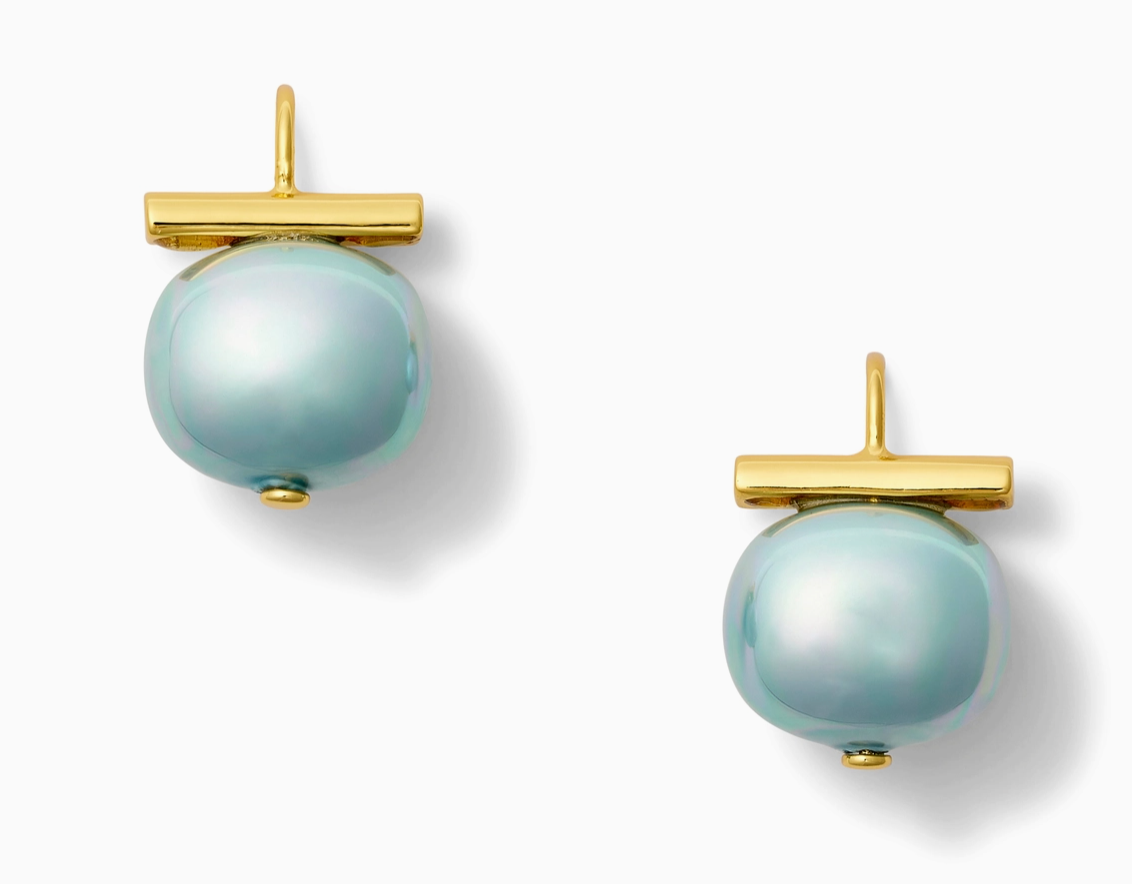 Cornflower Forever Fave Pebble Pearl Earrings