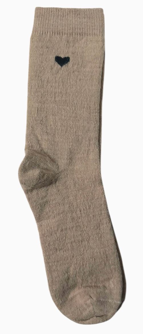 Alpaca Heart Socks