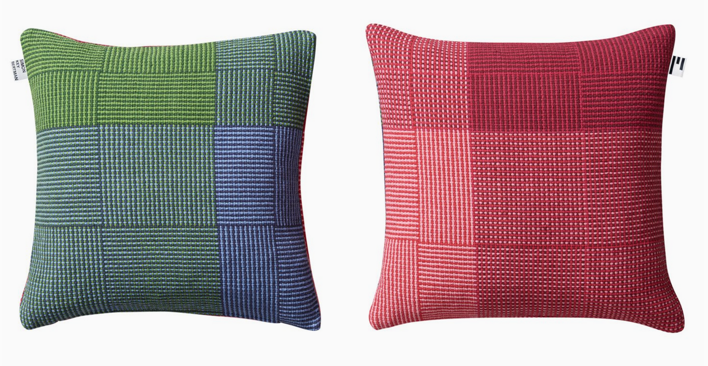 Napping Petrol & Pink Pillow