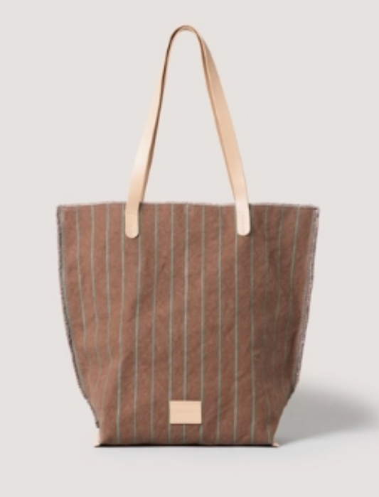 Hana Canvas Tote - Sea Clay