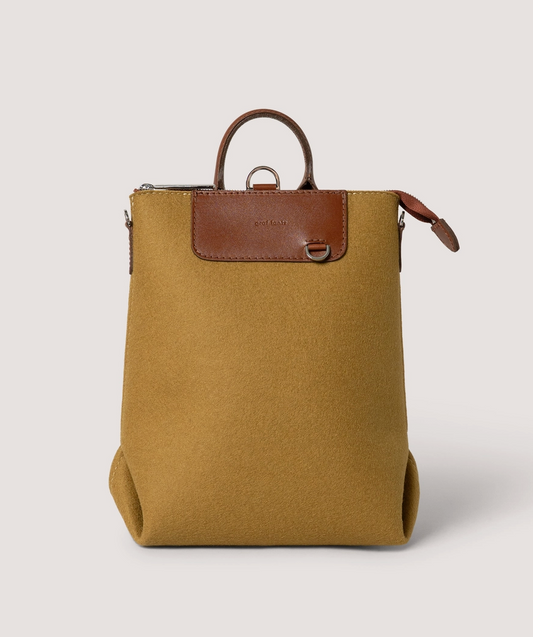 Bedford Merino Wool Midi Backpack - Brine Sienna