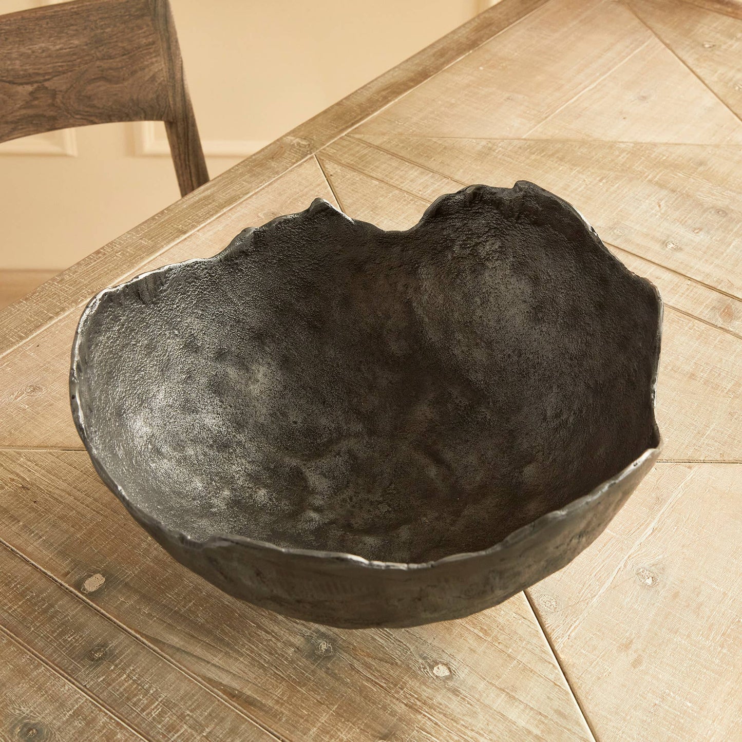 Organic Metal Decorative Bowl