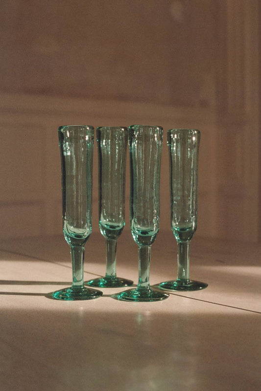 Champagne Flute, handblown