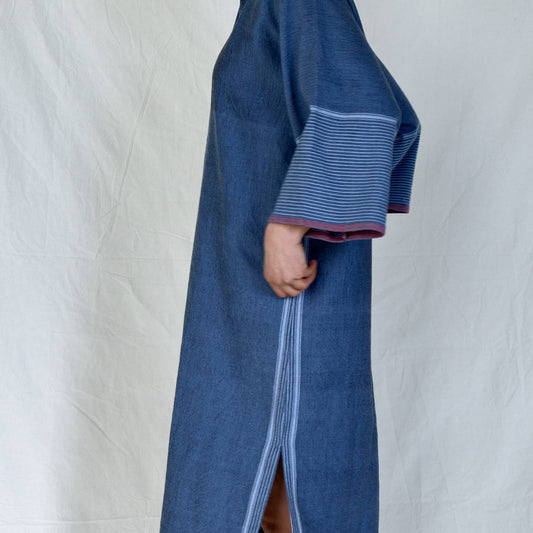 Indigo Tribeca Long Sleeve Maxi Kaftan