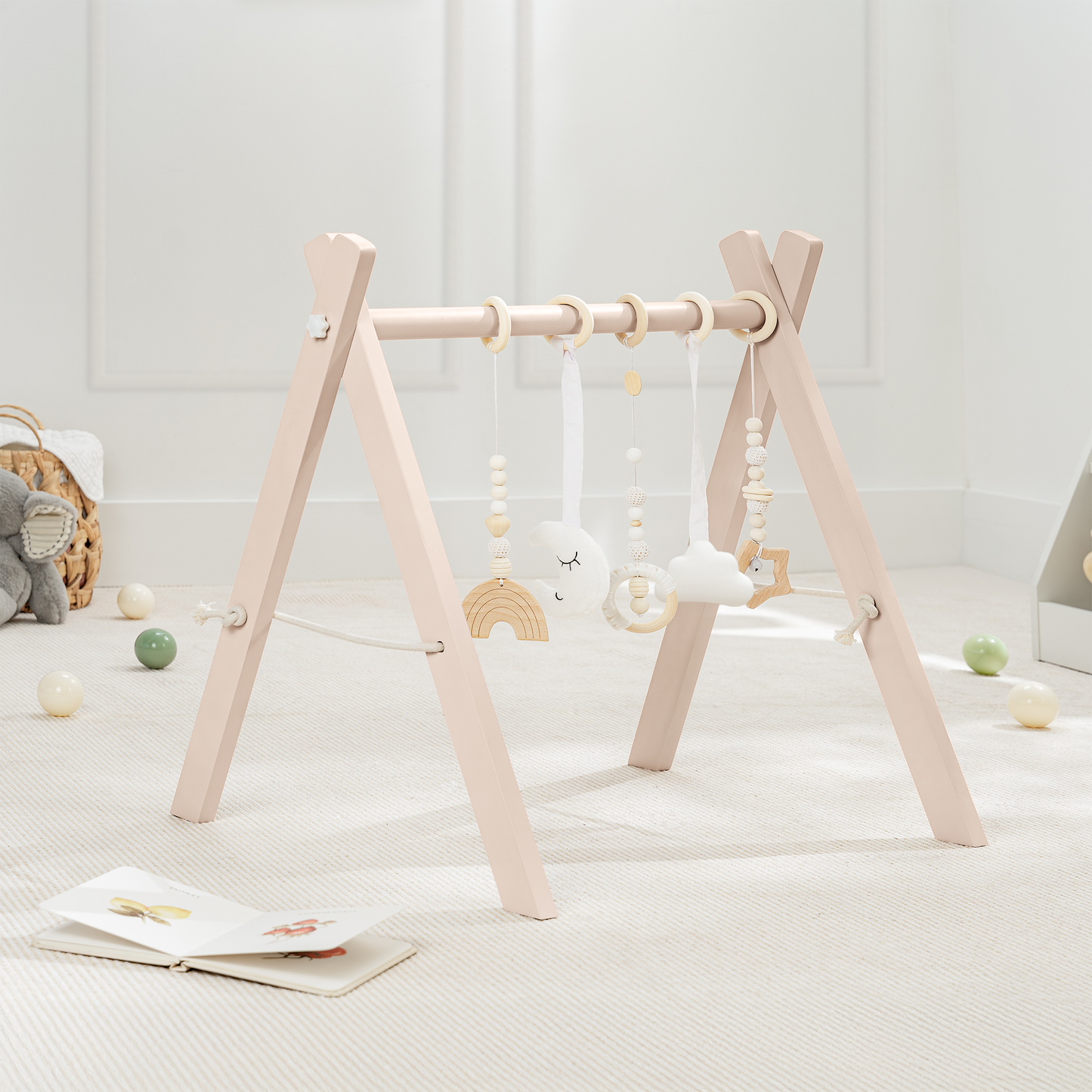 Wooden Baby Play Gym