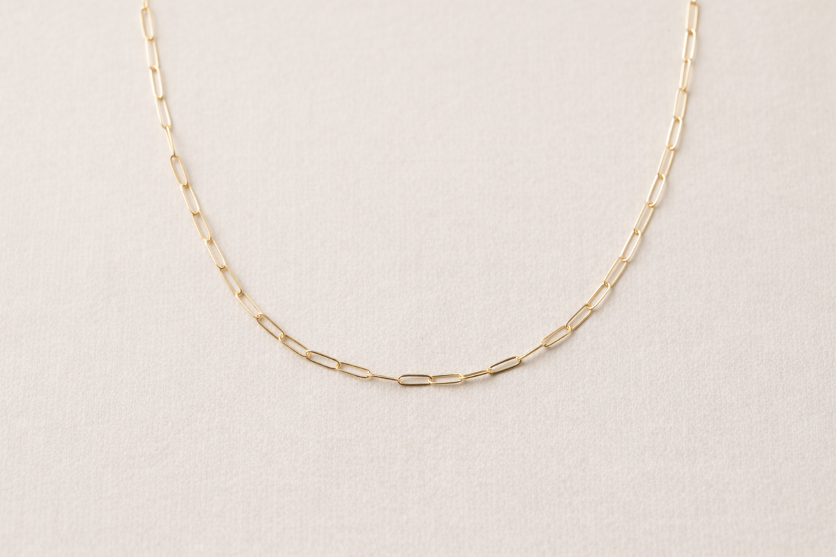 Nora Link Necklace | Gold Fill
