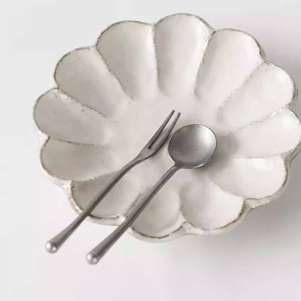 Japanese stainless steel cutlery, vintage matte finish