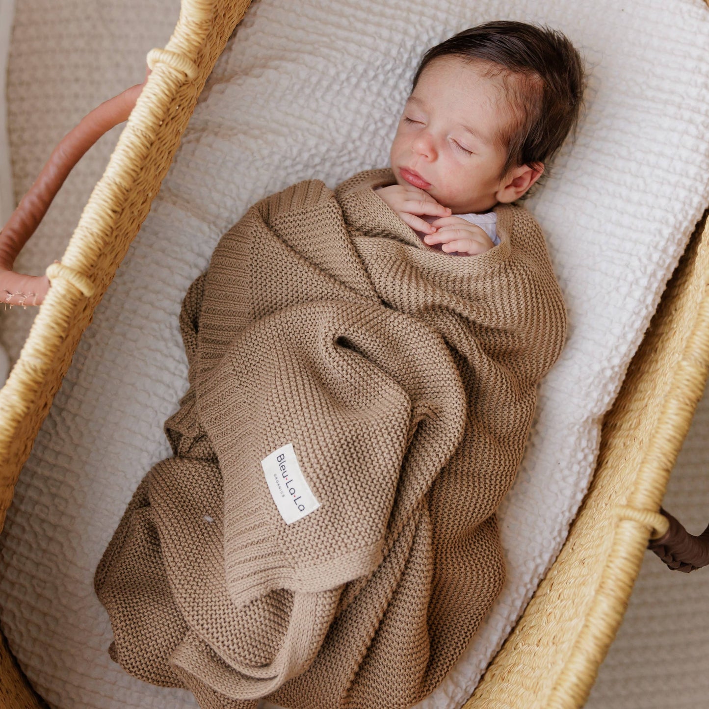 Heritage Knit 100% Organic Cotton Swaddle Blanket