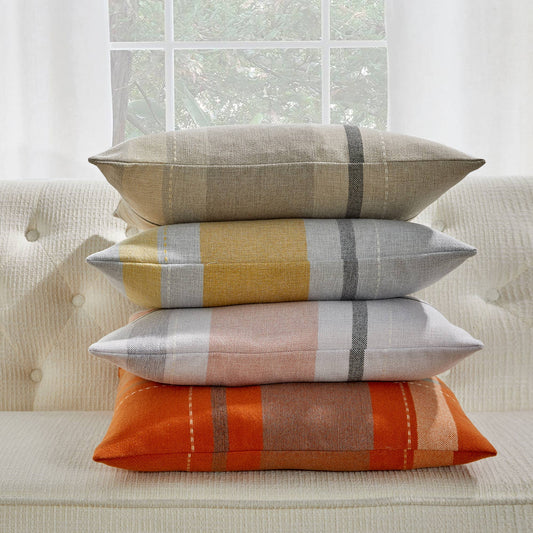 Manhattan Check Throw Pillow