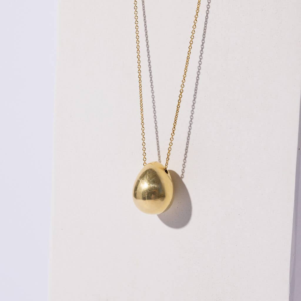 Pod Necklace | Brass