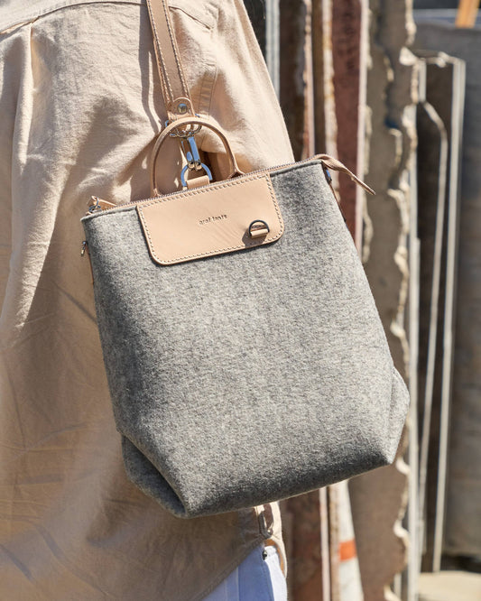 Bedford Merino Wool Backpack in Granite