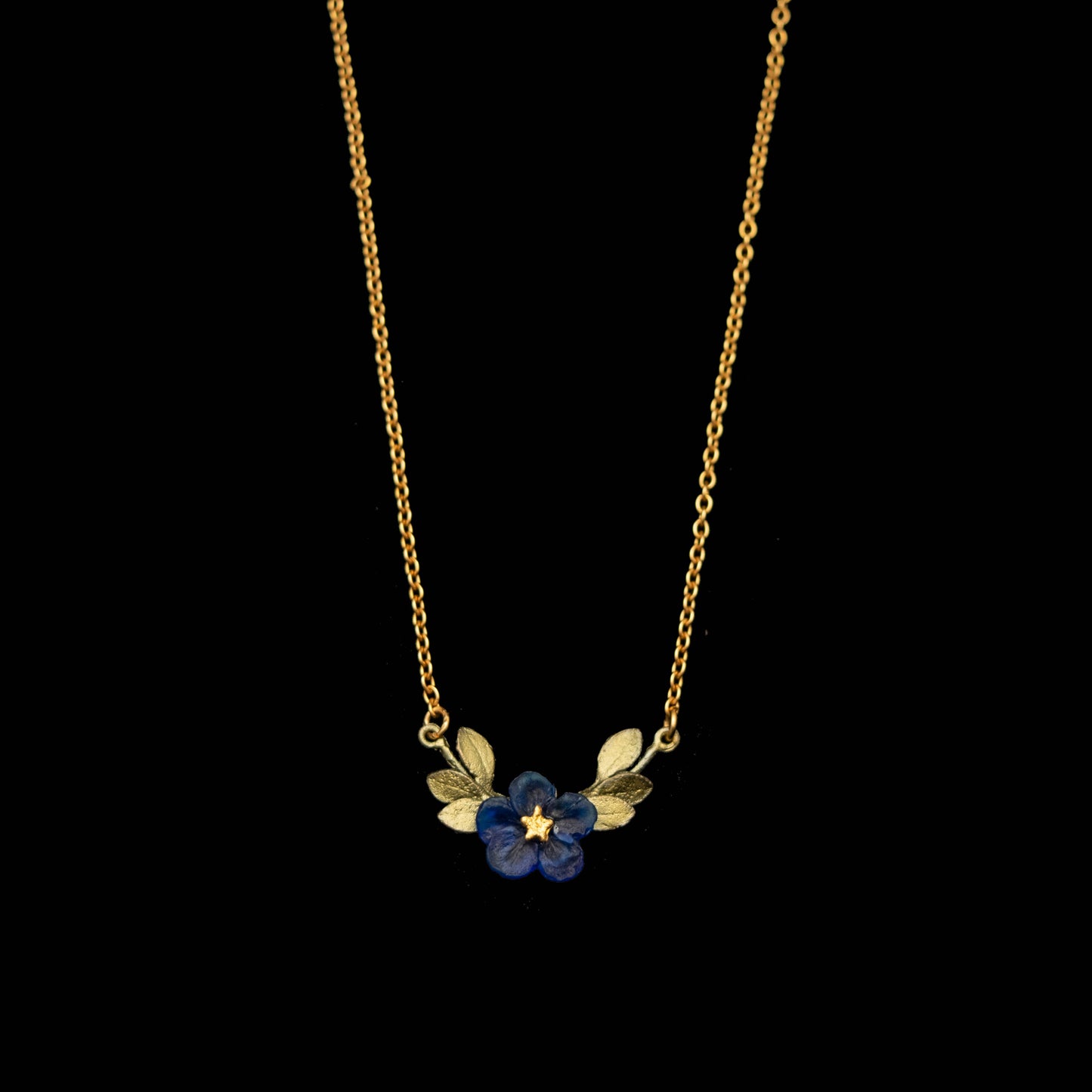Blue Violet Bar Pendant