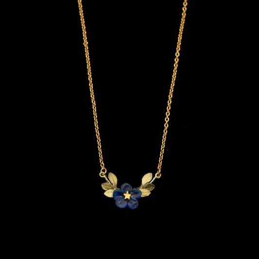 Blue Violet Bar Pendant