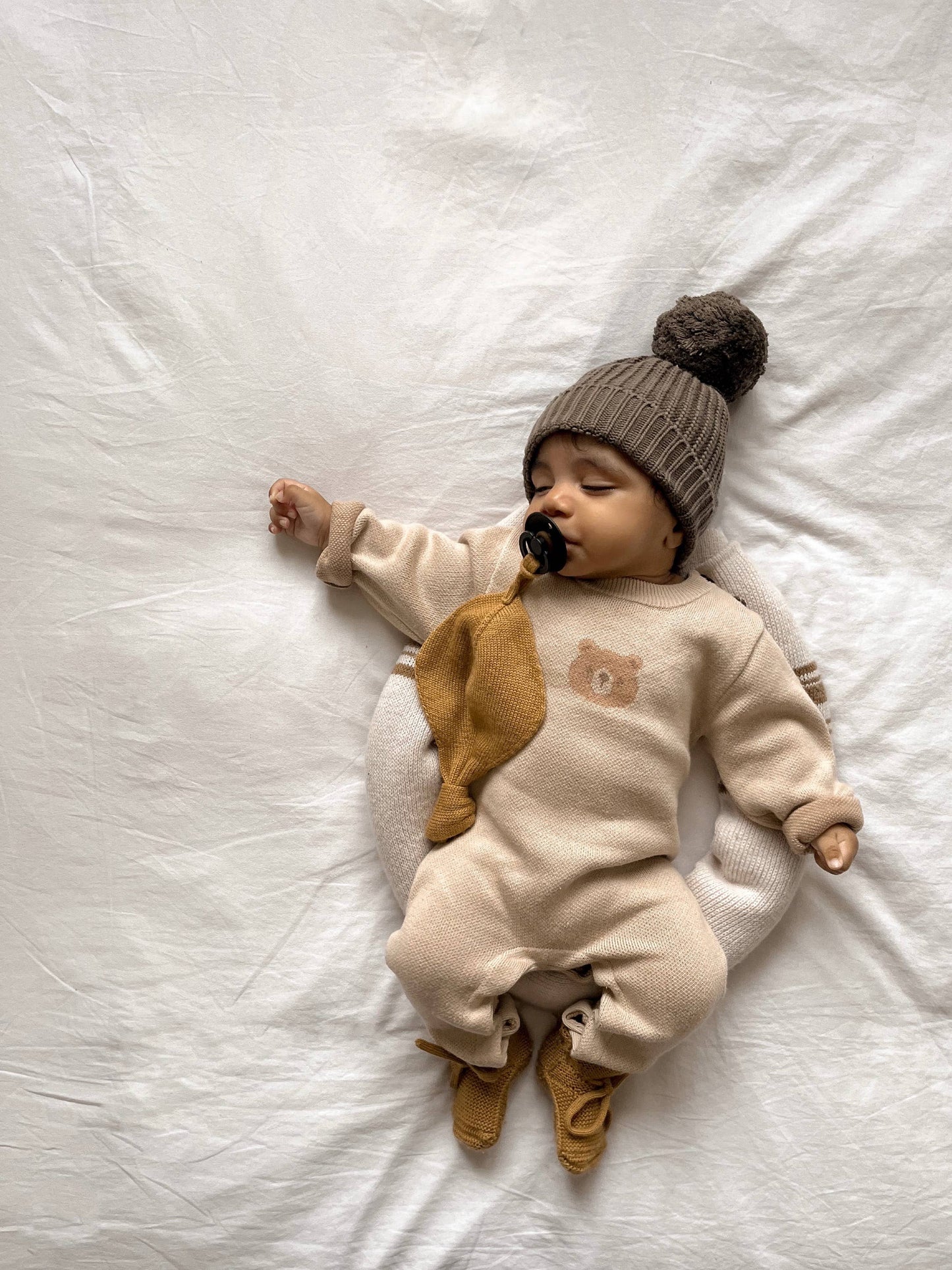 Bear Jacquard Jumpsuit