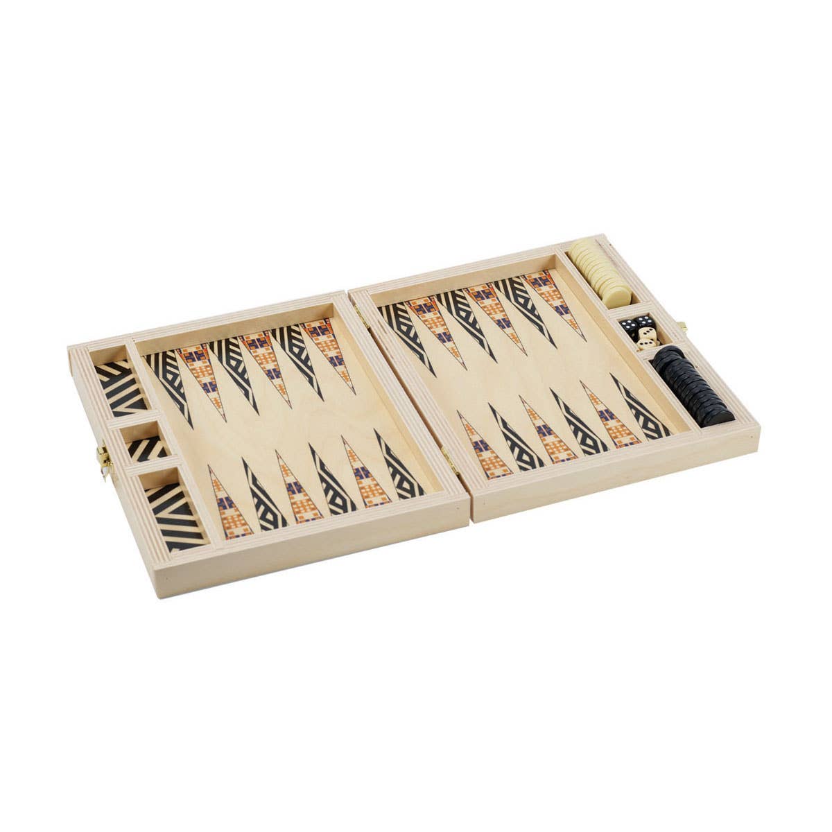 Alexander Olive Travel Backgammon Set