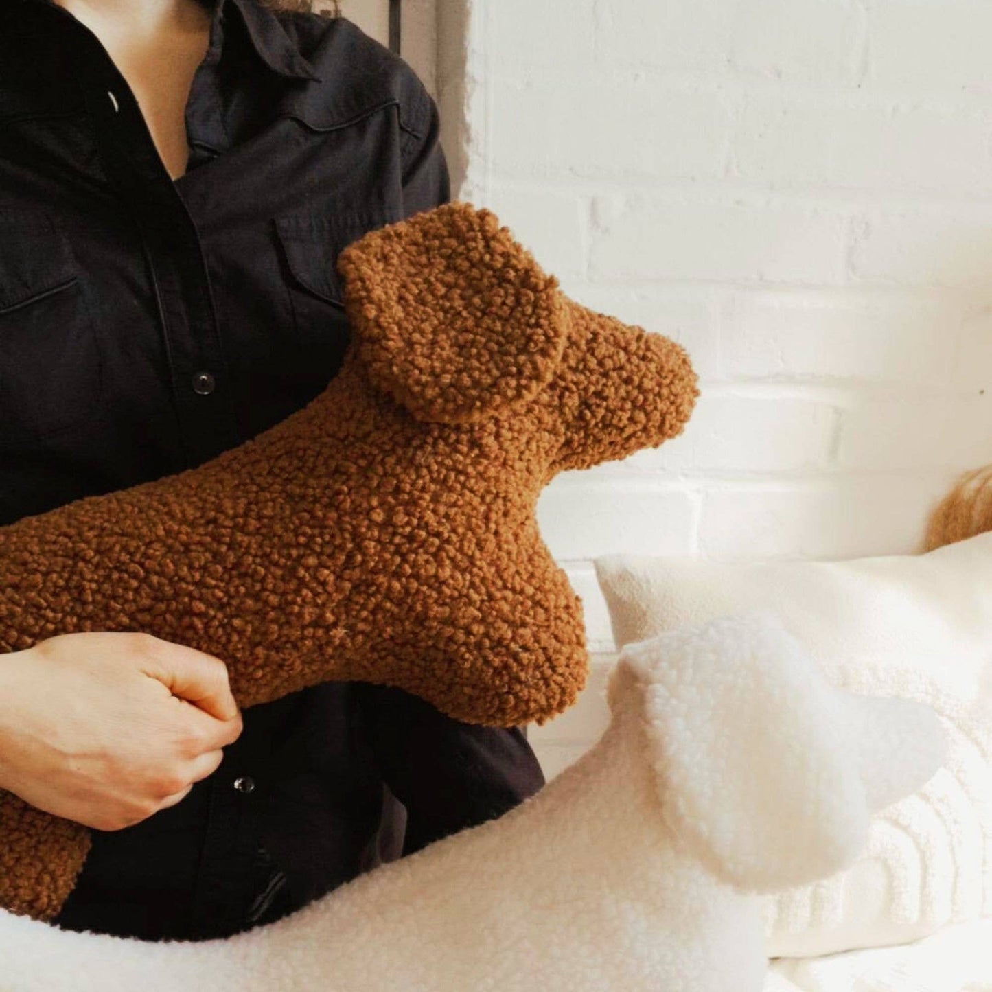 Dachshund Dog Plush Throw Pillow