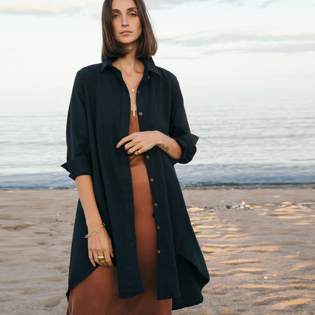 The Shirt Dress | Black