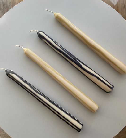 Handmade taper candle
